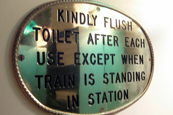 Kindly flush toilet after each use...